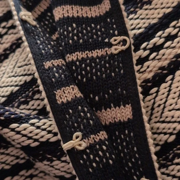 Tory Burch striped cotton cardigan